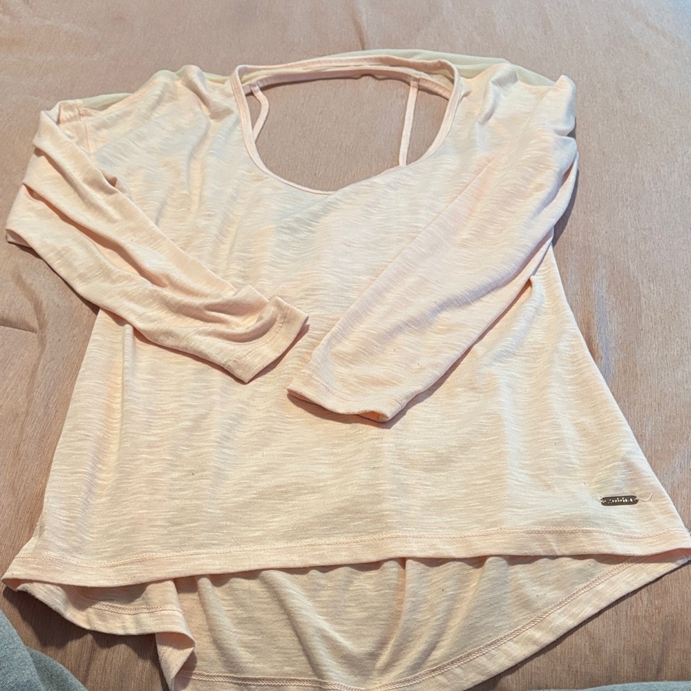 Zobha Soft Blush Long Sleeve Top